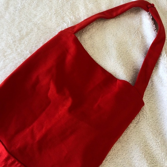 superdown Red Halter Top - Picture 5 of 6